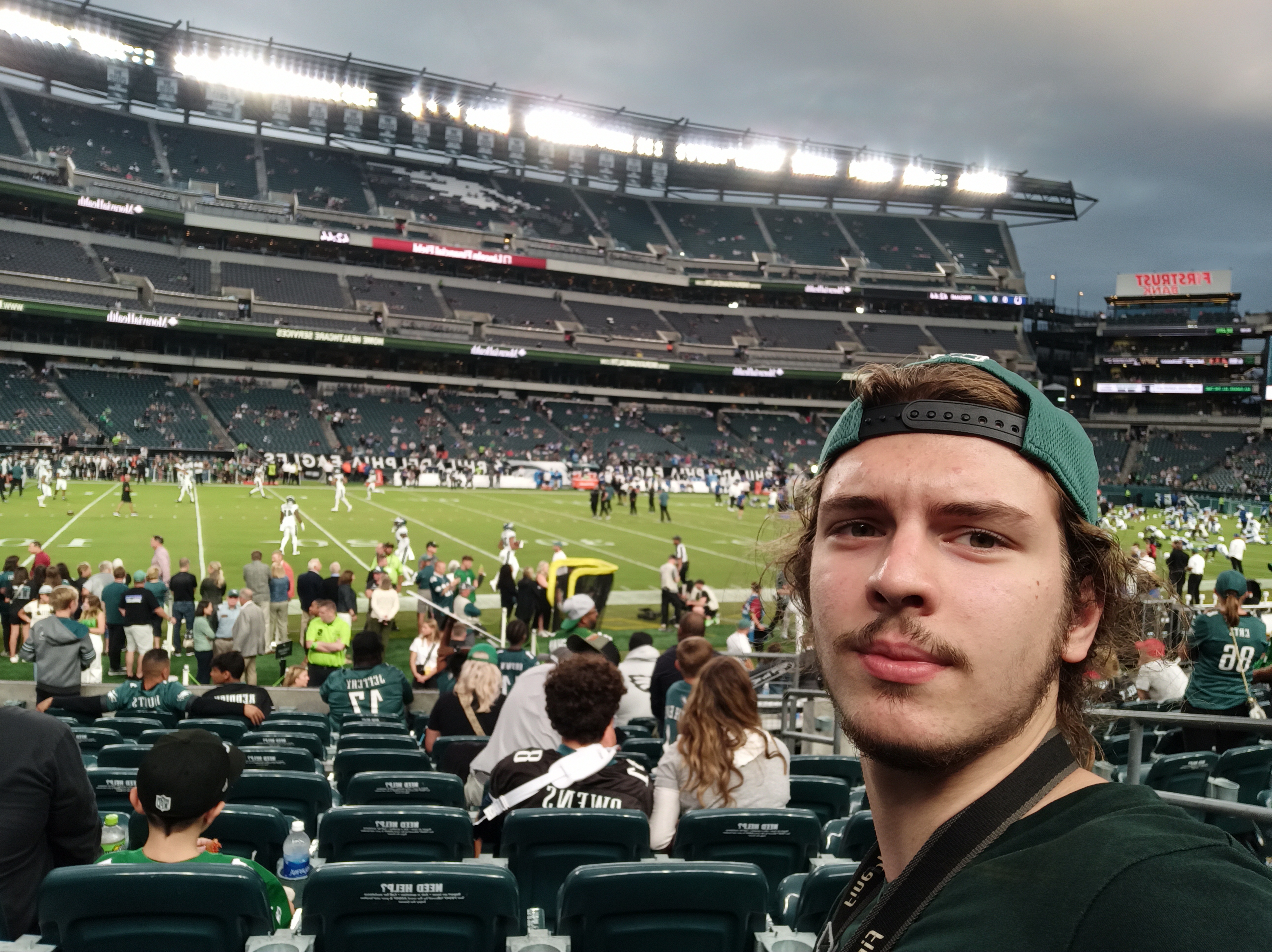 Selfi az NFL meccsen